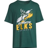 Edmonton Elks G-III Starter Paint Brush T Shirt Front_Flat