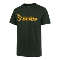 Edmonton Elks New Era Wordmark Fan T Shirt Front_Angled_Left