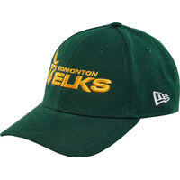 Edmonton Elks New Era 9FORTY Wordmark Logo Cap Front_Three_Fourths_Angled_Left