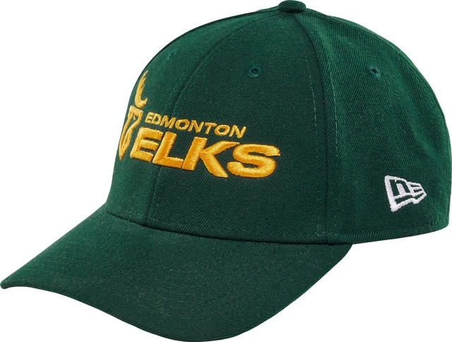 Edmonton Elks New Era 9FORTY Wordmark Logo Cap Front_Three_Fourths_Angled_Left