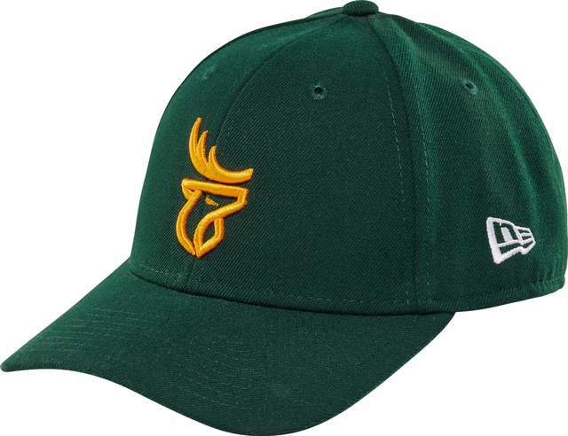 Edmonton Elks New Era 9FORTY Logo Cap Front_Three_Fourths_Angled_Left
