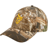 Edmonton Elks New Era 9FORTY Realtree Camo Cap Front_Three_Fourths_Angled_Left