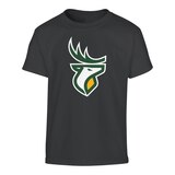 Youth Edmonton Elks Bulletin Primary Logo T Shirt Front_Flat