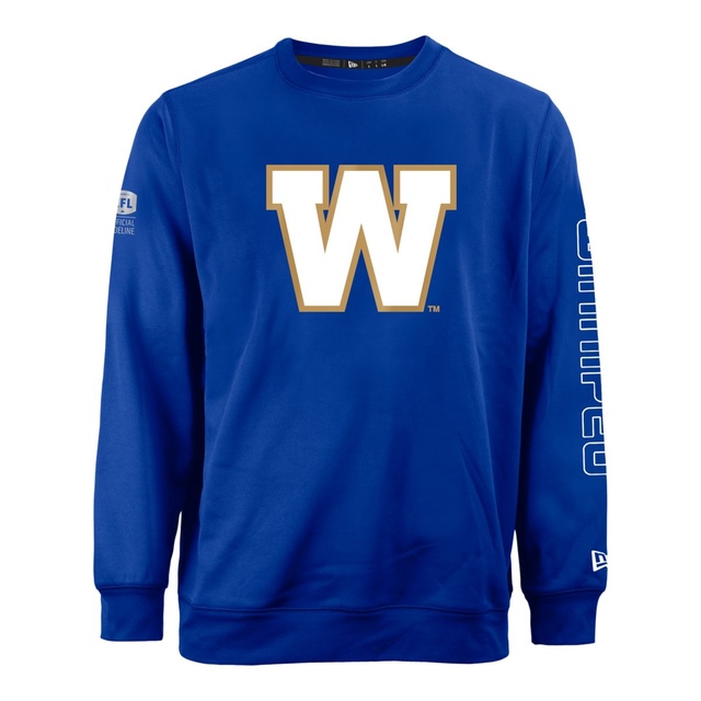 Winnipeg Blue Bombers New Era Spirit Crewneck Fleece Top SportChek