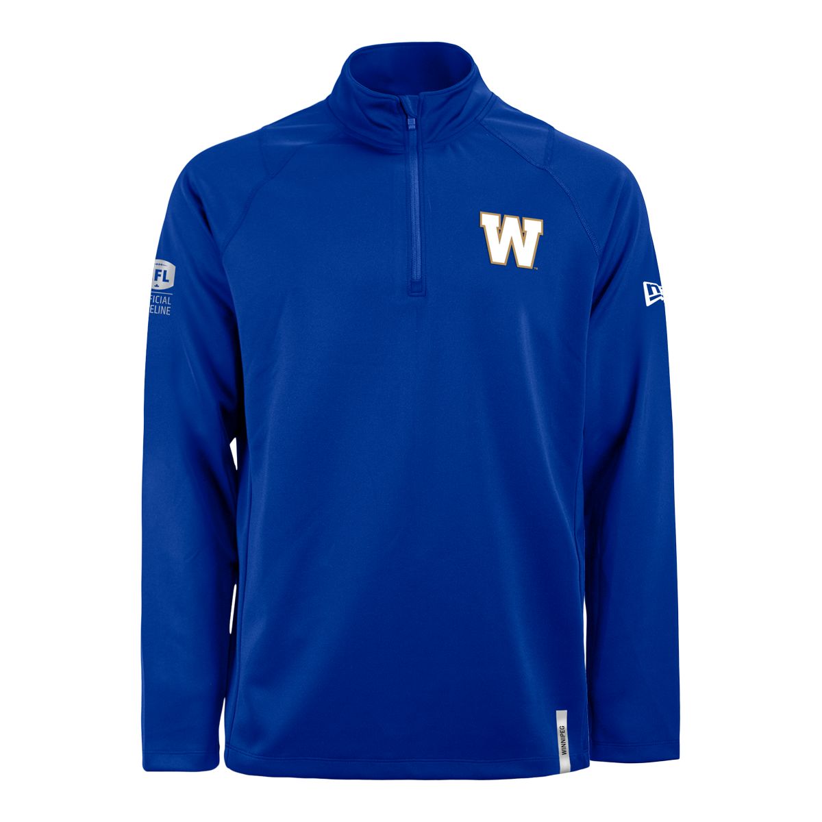 Winnipeg Blue Bombers New Era Avid 1/4 Zip Long Sleeve Top