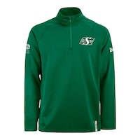 Saskatchewan Roughriders New Era Avid 1/4 Zip Long Sleeve Top Front_Flat