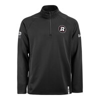 Ottawa Redblacks New Era Avid 1/4 Zip Long Sleeve Top Front_Flat