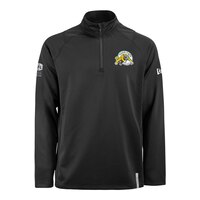 Hamilton Tiger-Cats New Era Avid 1/4 Zip Long Sleeve Top Front_Flat