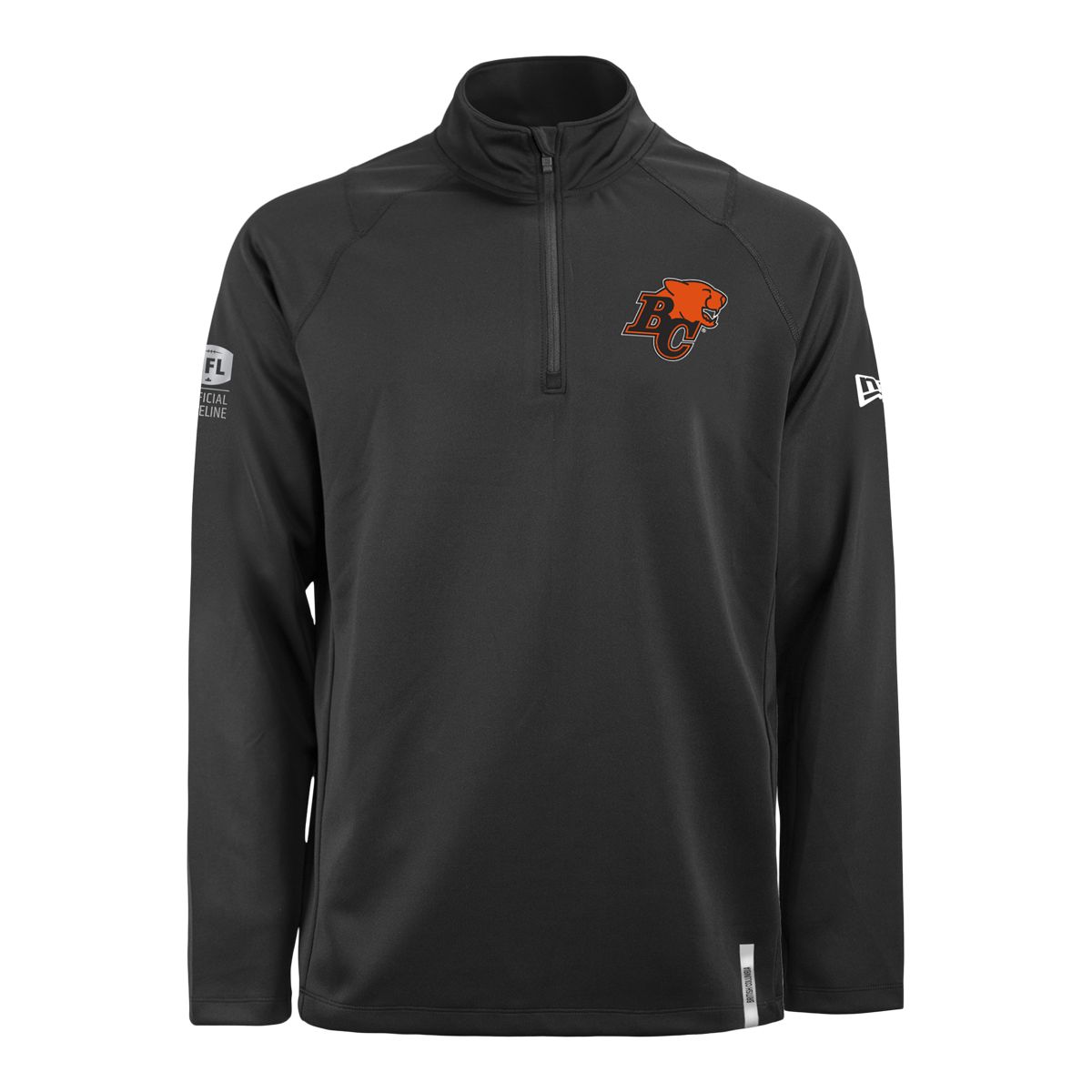 BC Lions New Era Avid 1/4 Zip Long Sleeve Top