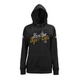 Hamilton Tiger-Cats New Era Women's Sideline Tempo Hoodie Front_Flat