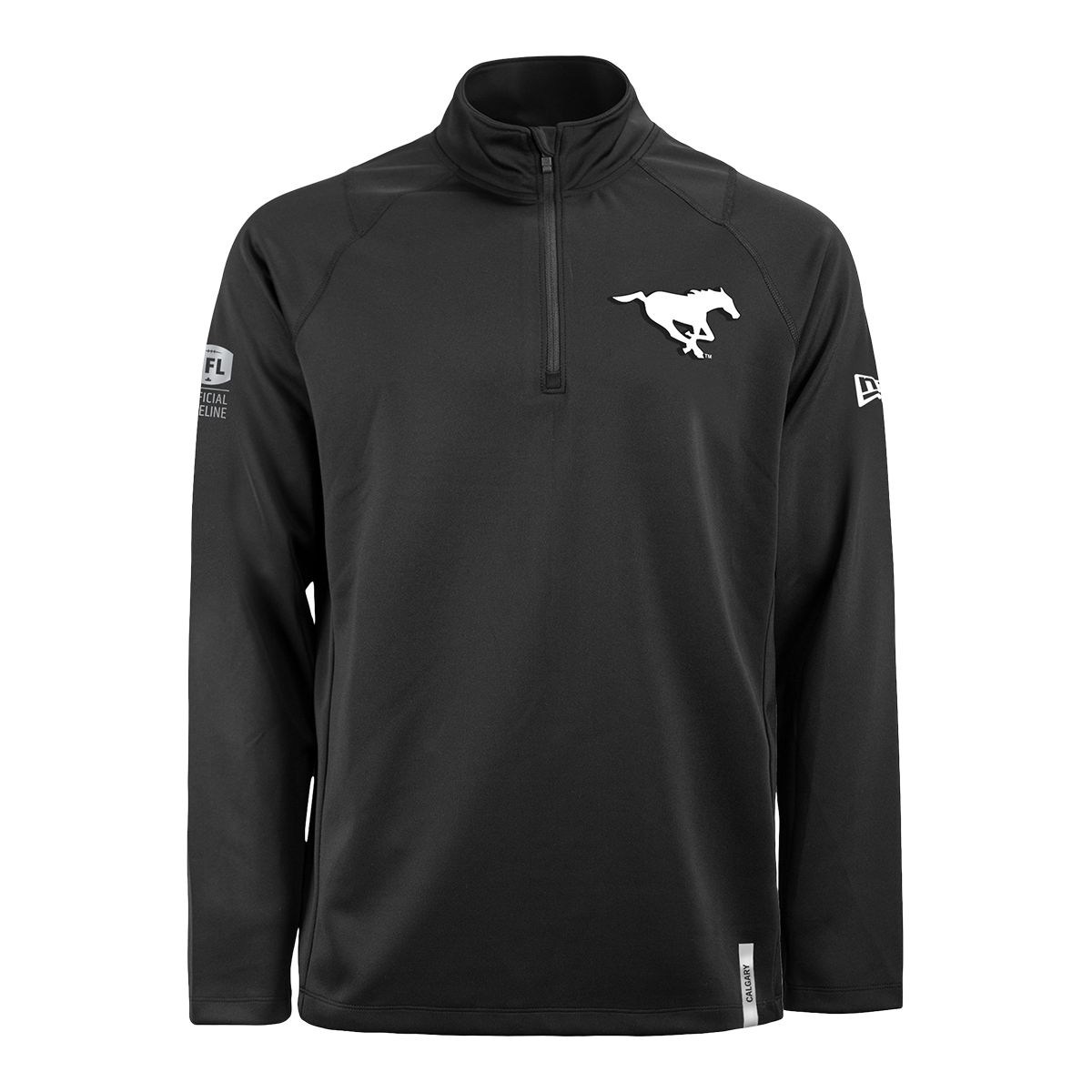 Calgary Stampeders New Era Avid 1/4 Zip Long Sleeve Top