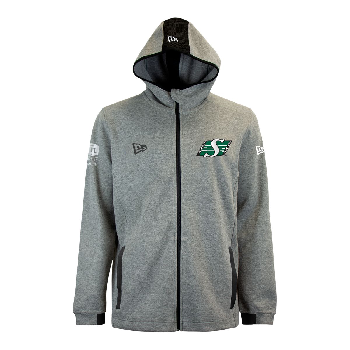 Philadelphia Eagles Youth Fan Gear Stated Full Zip Team Color Hoodie - Midnight  Green