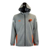 BC Lions New Era Carbon Full Zip Hoodie Front_Flat
