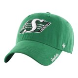Saskatchewan Roughriders 47 Brand Women's Miata Clean Up Hat, CFL, Football Front_Three_Fourths_Angled_Left