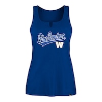Winnipeg Blue Bombers New Era Women's Rayon Spandex Tank Top Front_Flat