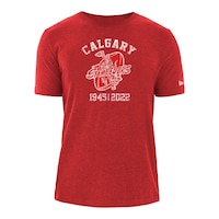 Calgary Stampeders New Era Throwback Bi-Blend T Shirt Front_Flat