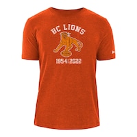 BC Lions New Era Throwback Bi-Blend T Shirt Front_Flat