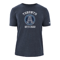 Toronto Argonauts New Era Throwback Bi-Blend T Shirt Front_Flat