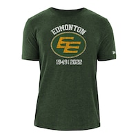 Edmonton Elks New Era Throwback Bi-Blend T Shirt Front_Flat