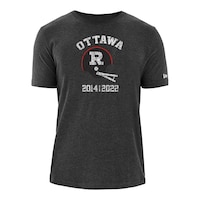 Ottawa Redblacks New Era Throwback Bi-Blend T Shirt Front_Flat