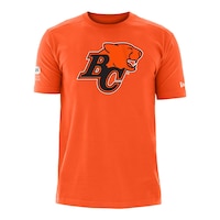 BC Lions New Era Reign Sideline T Shirt Front_Flat