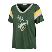 Edmonton Elks 47 Brand Women's Phoenix T Shirt Front_Angled_Left