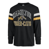Hamilton Tiger Cats 47 Brand Irving Long Sleeve T Shirt Front_Angled_Left