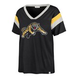 Hamilton Tiger Cats 47 Brand Women's Phoenix T Shirt Front_Angled_Left