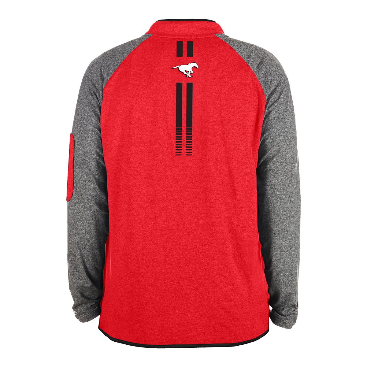 Calgary Stampeders New Era Quarter Zip Long Sleeve Top