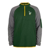 Edmonton Elks New Era Quarter Zip Long Sleeve Top Front_Flat