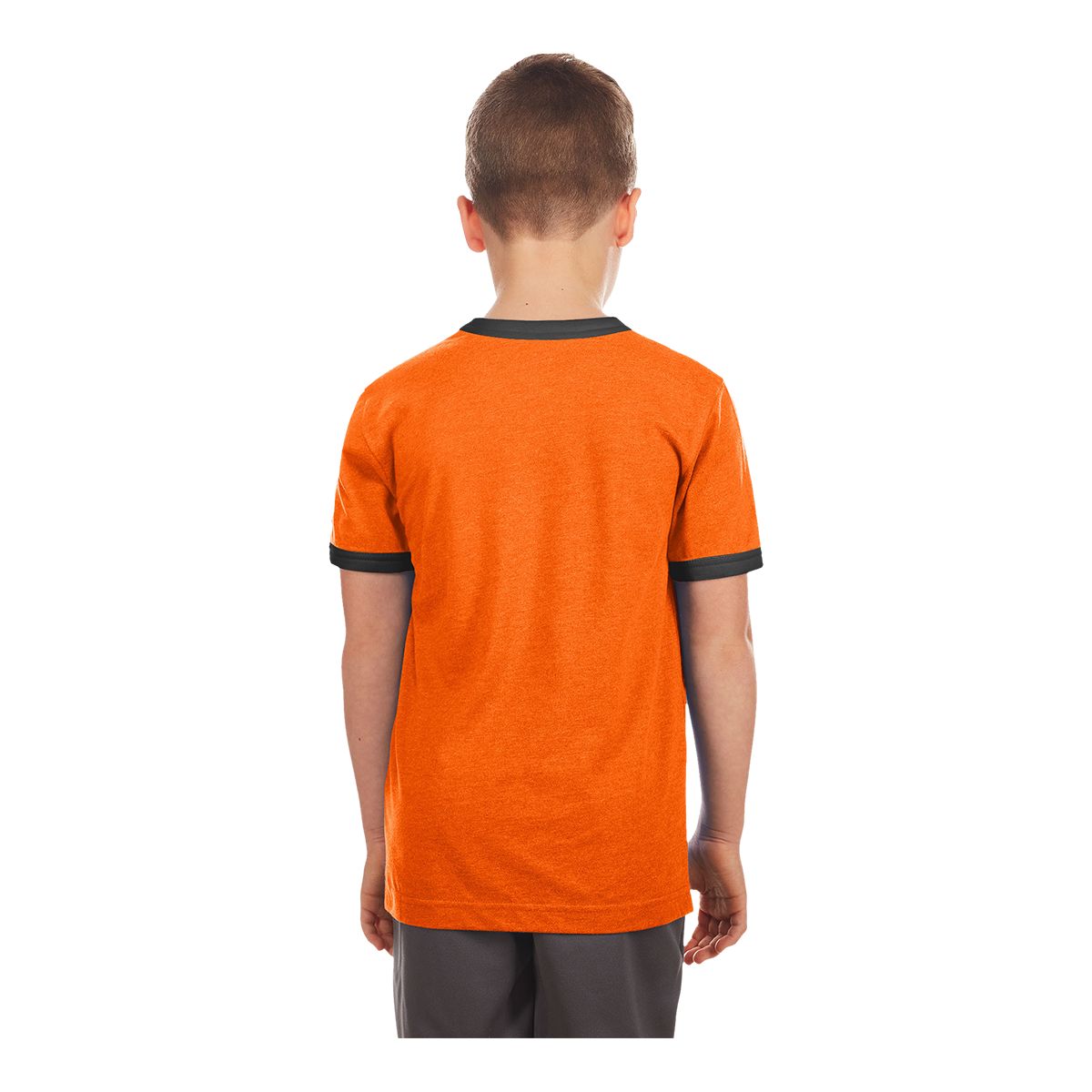 Youth BC Lions New Era Heather Ringer T Shirt