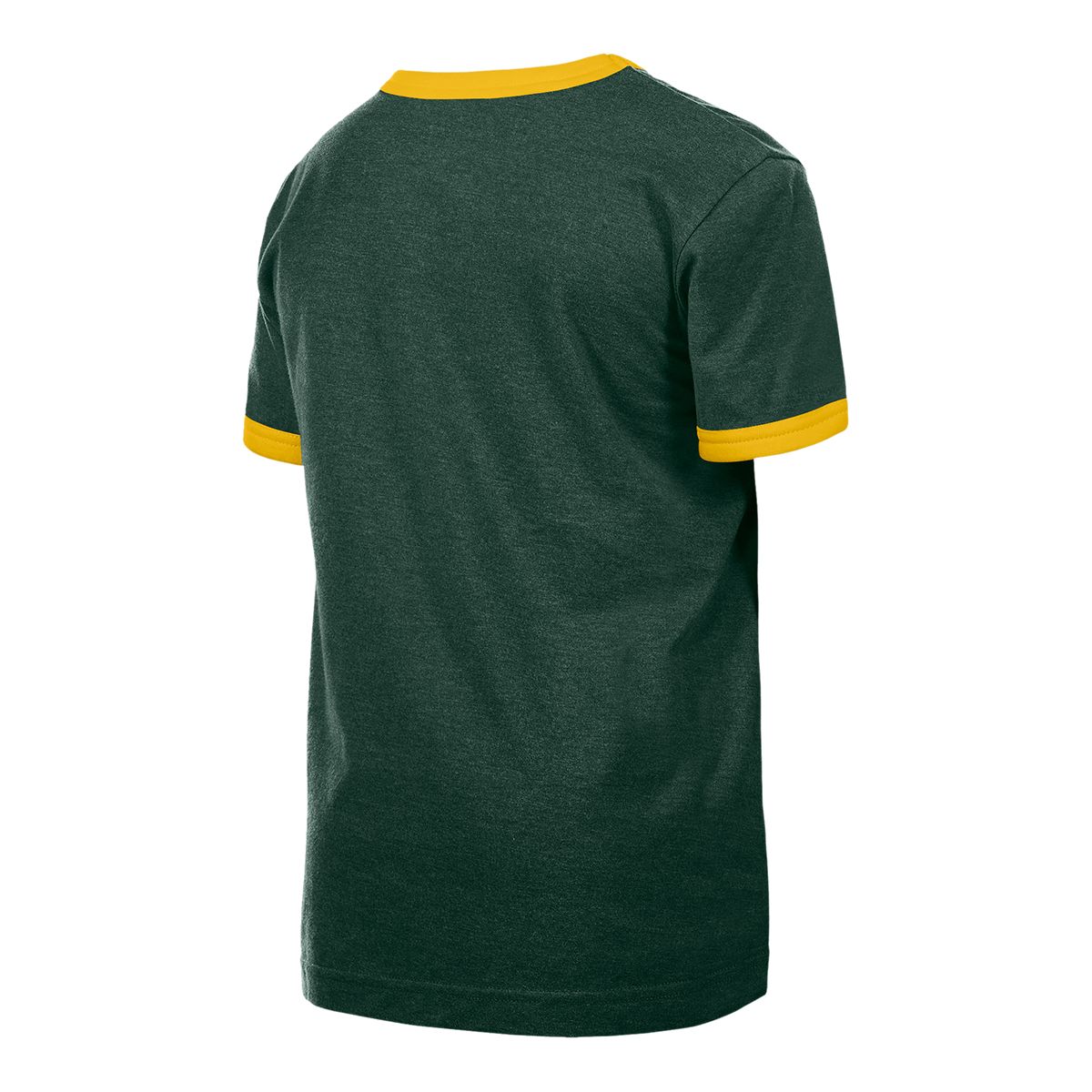Youth Edmonton Elks New Era Heather Ringer T Shirt