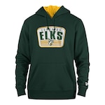 Edmonton Elks CFL New Logo Heathered T-Shirt Forest Green