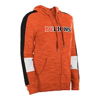 BC Lions New Era Women's Space Dye Hoodie Front_Angled_Right