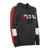 Ottawa Redblacks New Era Women's Space Dye Hoodie Front_Angled_Right
