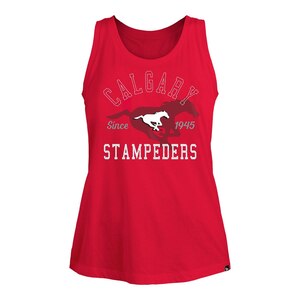 Calgary Stampeders New Era Women's Stampeders Glitter Print Tank Top