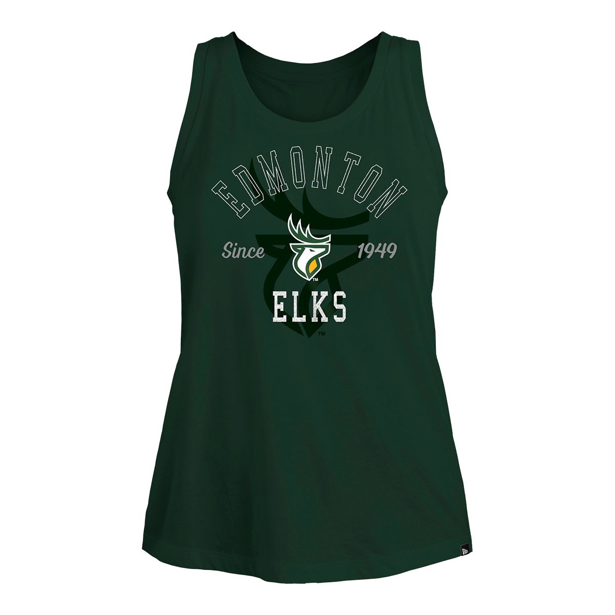 Image of Edmonton Elks New Era Women's Glitter Print Tank Top