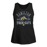 Hamilton Tiger Cats New Era Women's Glitter Print Tank Top Front_Flat