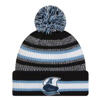 Toronto Argonauts New Era Sideline Striped Pom Knit Hat Front_Flat