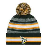 Edmonton Elks New Era Sideline Striped Pom Knit Hat Front_Flat
