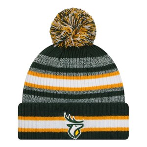 Edmonton Elks New Era Sideline Striped Pom Knit Hat