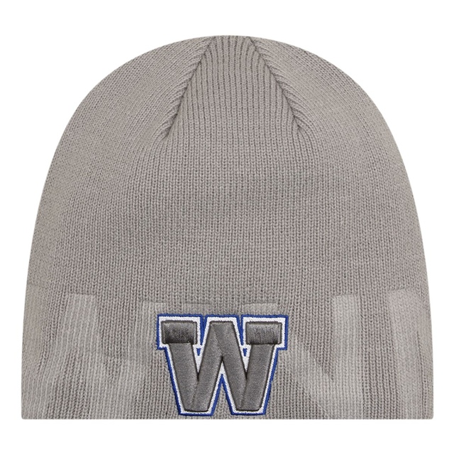 Winnipeg Blue Bombers New Era Sideline Cuffed Knit Front_Flat