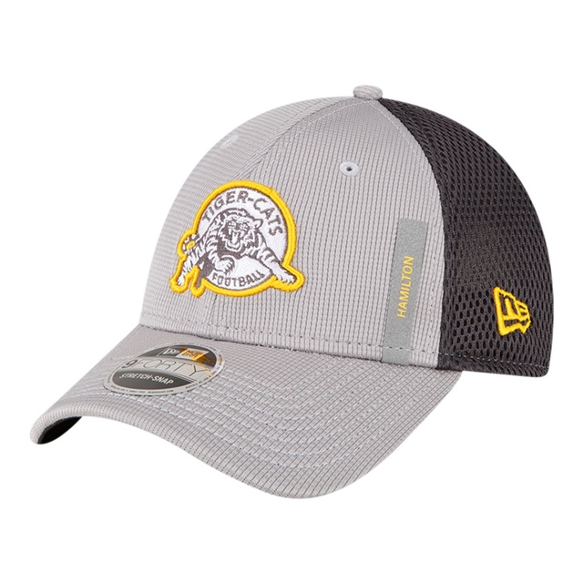 Hamilton Tiger Cats New Era 9FORTY Sideline Cap Front_Three_Fourths_Angled_Left