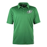 Saskatchewan Roughriders New Era Roster Polo Top Front_Flat
