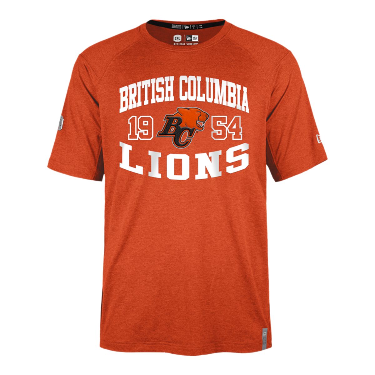 BC Lions New Era Prosper Arch T Shirt