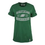 Saskatchewan Roughriders New Era Women's Megan Sheen T Shirt Front_Flat