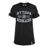 Ottawa Redblacks New Era Women's Megan Sheen T Shirt Front_Flat