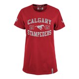 Calgary Stampeders New Era Women's Megan Sheen T Shirt Front_Flat