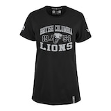 BC Lions New Era Women's Megan Sheen T Shirt Front_Flat