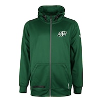 Saskatchewan Roughriders New Era Exceed Full Zip Hoodie Front_Flat